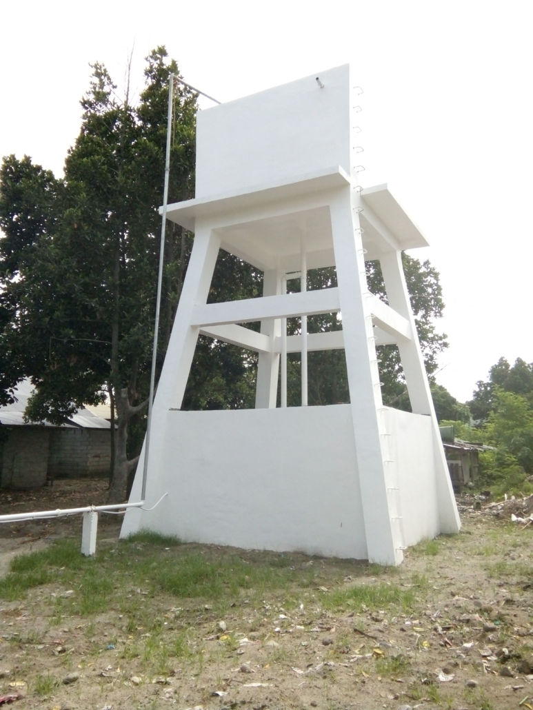 Water tank background